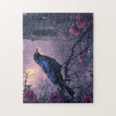 Gothic Raven Lila Rose Puzzle (Vertikal)