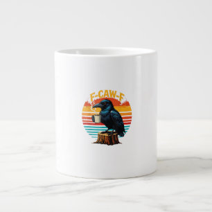 Gothic Raven Lustiger Halloween-F-Kaw-F-Kaffee Jumbo-Tasse