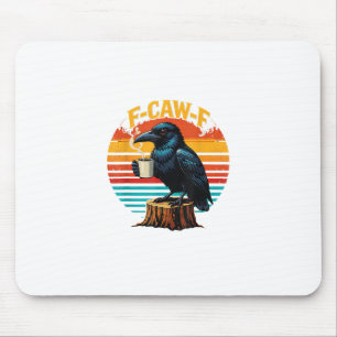 Gothic Raven Lustiger Halloween F Krächz F Kaffee Mousepad