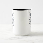 Gothic Raven Mondschädel Dark Academia Geschenk Tasse (Zentrum)