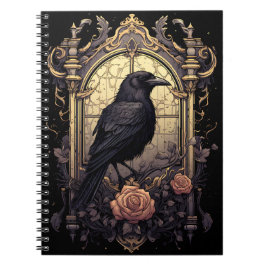 Gothic Raven, Raven Magic Apparel Notizblock