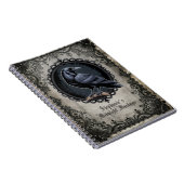 Gothic Raven Spiral Notizblock (Rechte Seite)