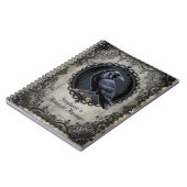 Gothic Raven Spiral Notizblock (Linke Seite)
