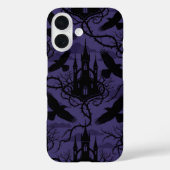 Gothic Raven & Thorn Castle Pattern Phone Case (Rückseite)