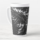 Gothic Raven – von BurnsInHell Milchtasse (Linke Ecke)