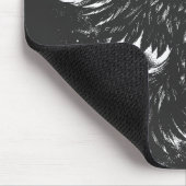 Gothic Raven – von BurnsInHell Mousepad (Ecke)