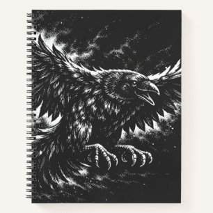 Gothic Raven – von BurnsInHell Notizblock