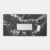 Gothic Raven – von BurnsInHell Schreibtischunterlage (Tastatur & Maus)