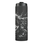 Gothic Raven – von BurnsInHell Thermosbecher (Vorderseite)