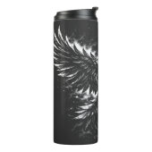 Gothic Raven – von BurnsInHell Thermosbecher (Nach links gedreht)
