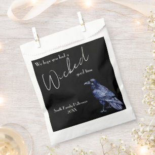 Gothic Raven Wicked Good Time Halloween-Party Geschenktütchen