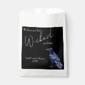 Gothic Raven Wicked Good Time Halloween-Party Geschenktütchen (Vorderseite)