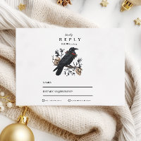 Gothic Raven Winter Wedding