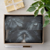 Gothic Raven Woman Decoupage Paper Seidenpapier (Geschenk)