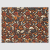 Gothic Ravens Autumn Tissue Paper Seidenpapier (Vorderseite)