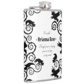 Gothic Ravens Flachmann (Rechts)