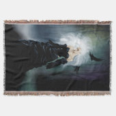 Gothic Ravens Forest Woman Black Decke (Vorderseite)