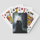 Gothic Ravens Forest Woman Black Spielkarten (Rückseite)