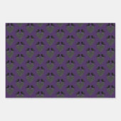 Gothic Ravens und Black Heart Custom Geschenkpapier Set (Vorderseite)
