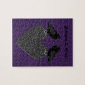 Gothic Ravens und Black Heart Custom Puzzle (Horizontal)