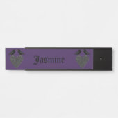Gothic Ravens und Black Heart Custom Türschild (Vorderseite )
