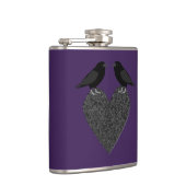 Gothic Ravens und Black Heart Flachmann (Rechts)