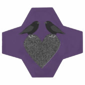 Gothic Ravens und Black Heart Fußball (Flach)