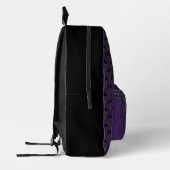 Gothic Ravens und Black Heart Gemustert Bedruckter Rucksack (Links)