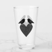 Gothic Ravens und Black Heart Glas (Rückseite)