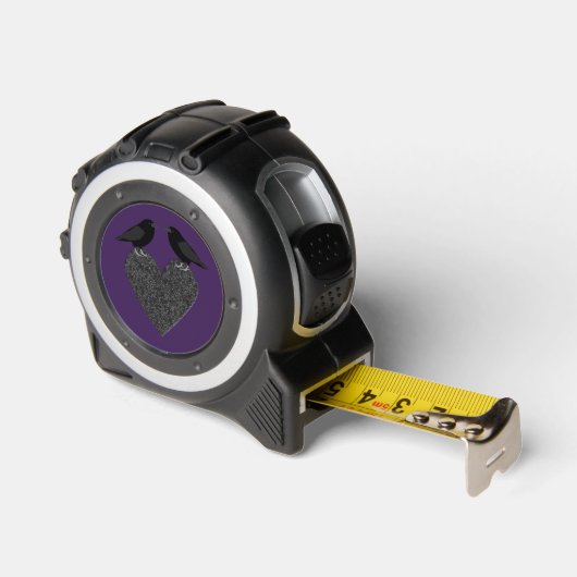 Gothic Ravens und Black Heart Maßband (Winkel)