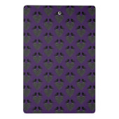 Gothic Ravens und Black Heart Mini Klemmbrett (Rückseite)