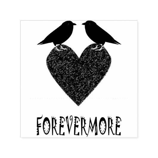 Gothic Ravens und Black Heart Permastempel (Design)