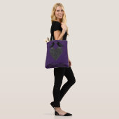 Gothic Ravens und Black Heart Tasche (Am Model)