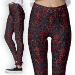 Gothic Red and Black 3D Effect Dunkle Mode Leggings<br><div class="desc">Gothic Red and Black 3D Effect Leggings | Dark Fashion Statement. Treten Sie ein in die Dunkelheit mit meinen gotischen Leggings Rot und Schwarz, die einen fabelhaften und ausgeprägten dunklen Reiz aufweisen. Das an Dracula-Sets erinnernde Muster strahlt gotische Ästhetik aus und ist der Inbegriff von dunkler Mode. Das einzigartige 3D-Effekt,...</div>