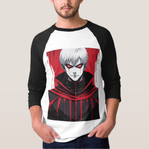 Gothic Red Black Anime T - Shirt