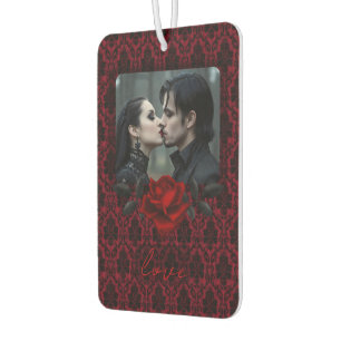 Gothic Red Damast Rosenhochzeit Autolufterfrischer
