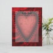Gothic Red Heart (Stehend Vorderseite)