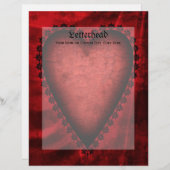 Gothic Red Heart (Vorne/Hinten)