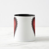 Gothic Red Heart Tasse (Zentrum)