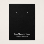 Gothic Red Lace Earring Display Card (Vorderseite)