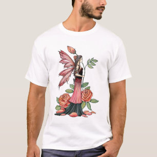 Gothic Red Rose Feen-Tasche von Molly Harrison T-Shirt