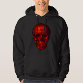 Gothic Red Skull Hoodie (Vorderseite)