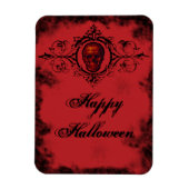 Gothic Red Skull Magnet (Vertikal)