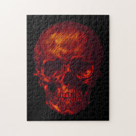 Gothic Red Skull Puzzle