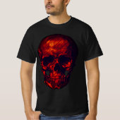 Gothic Red Skull T-Shirt (Vorderseite)