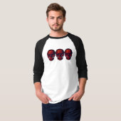 Gothic Red Skulls T-Shirt (Vorne ganz)