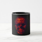 Gothic Red Skulls Tasse (Zentrum)