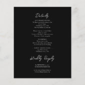 Gothic Red Spritzer Bloral Wedding All in One Fly (Rückseite)