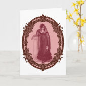 Gothic Regency Card Karte (Gelbe Blume)