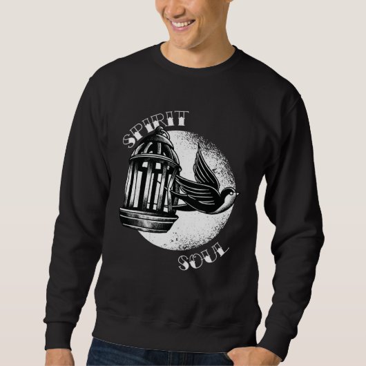 Gothic Released bird Spirit Soul Sweatshirt (Vorderseite)